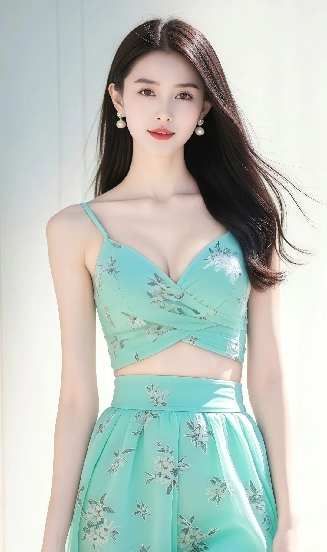 美女九宫格格性感靓丽穿搭分享 浪漫随性日常穿搭 温柔风时尚穿搭分享 露肩格纹照 