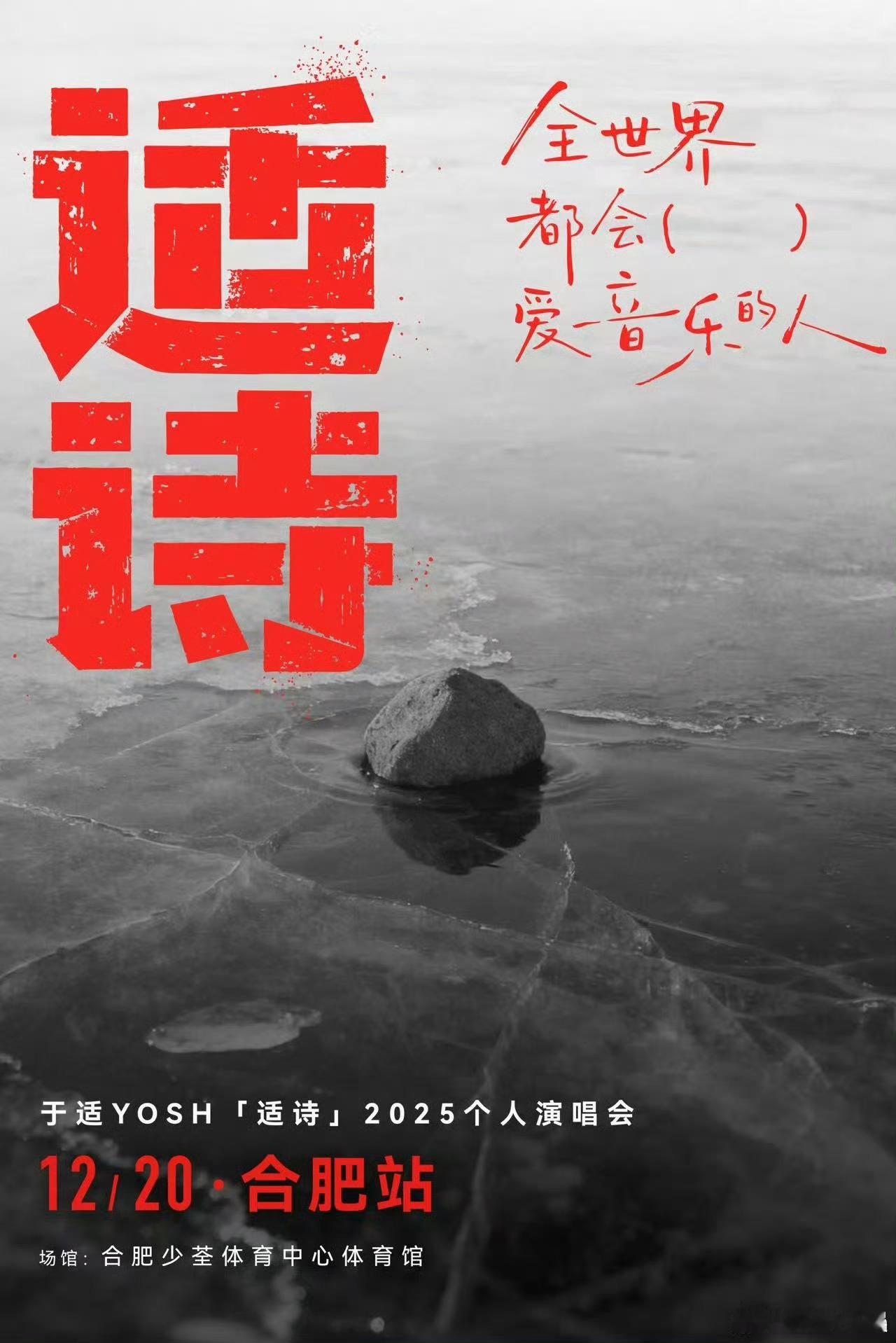 于适适诗演唱会海报，来了，