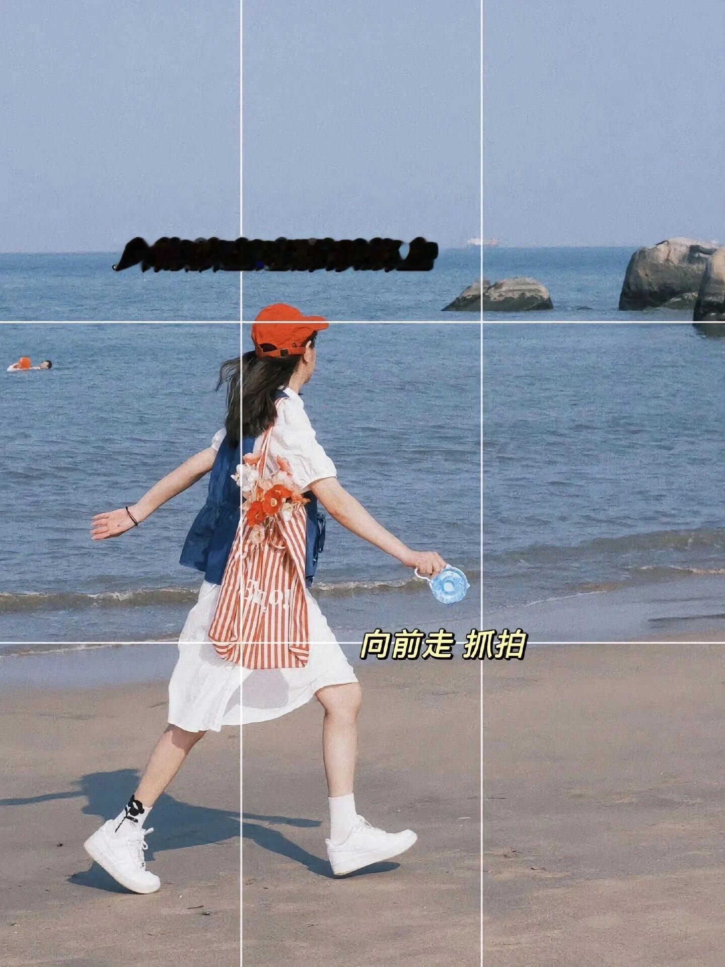 海边氛围感照片 