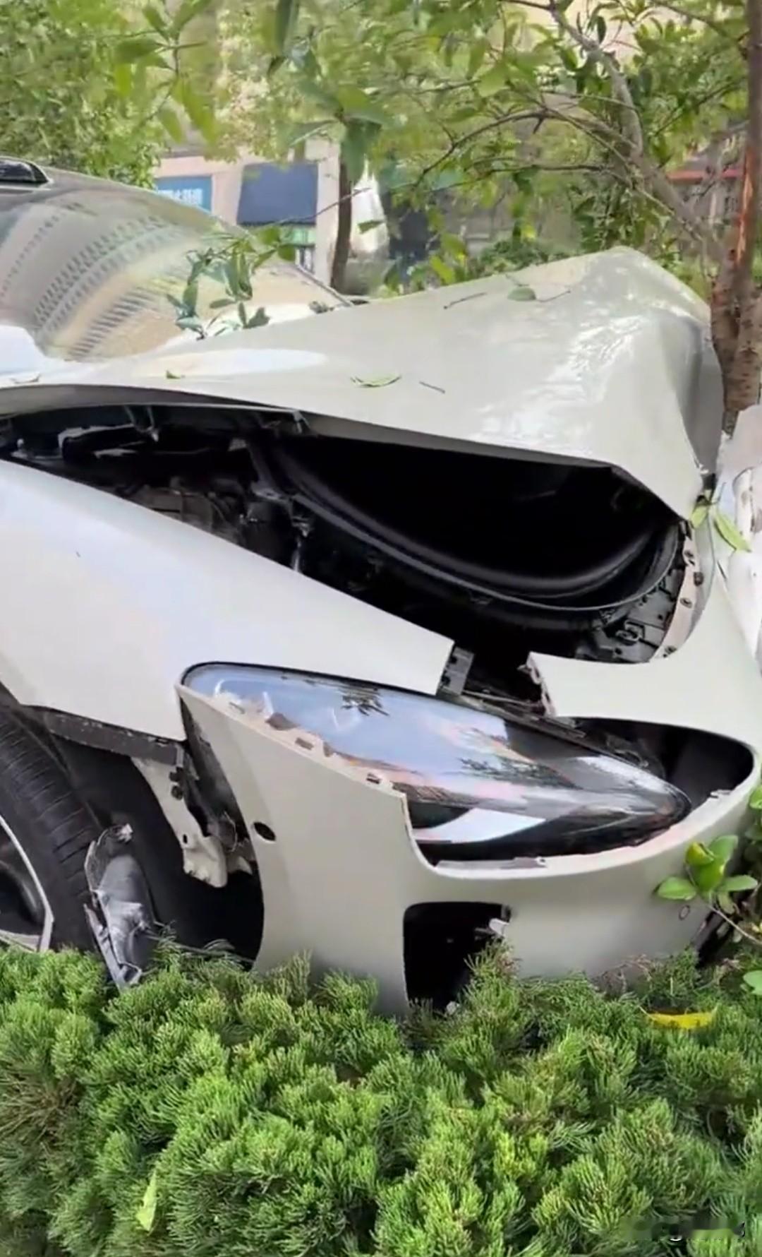 你们都说看到一颗螺丝钉就知道是什么车？

那你们猜猜这上绿化带的是什么车？

我