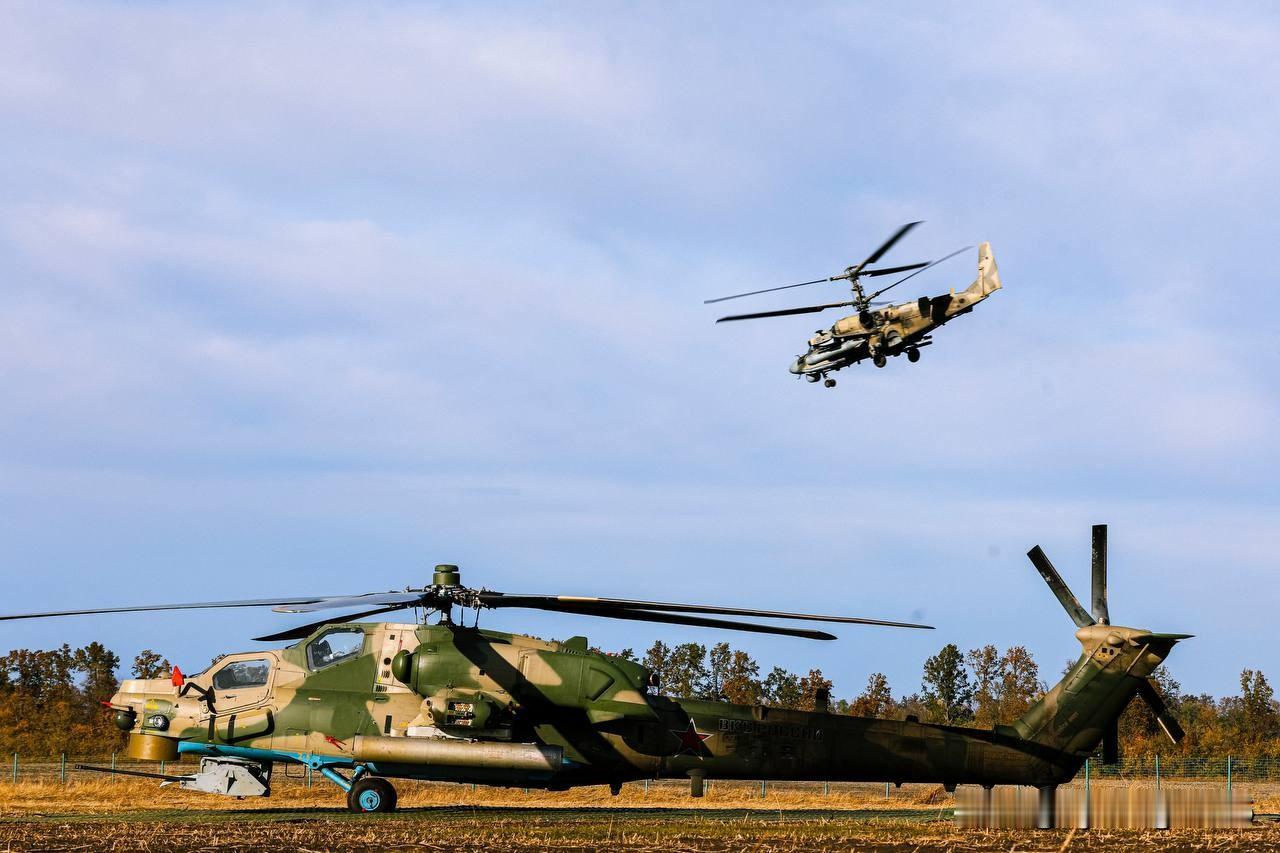 🇷🇺俄罗斯军用航空直升机在特别军事行动区域的照片集