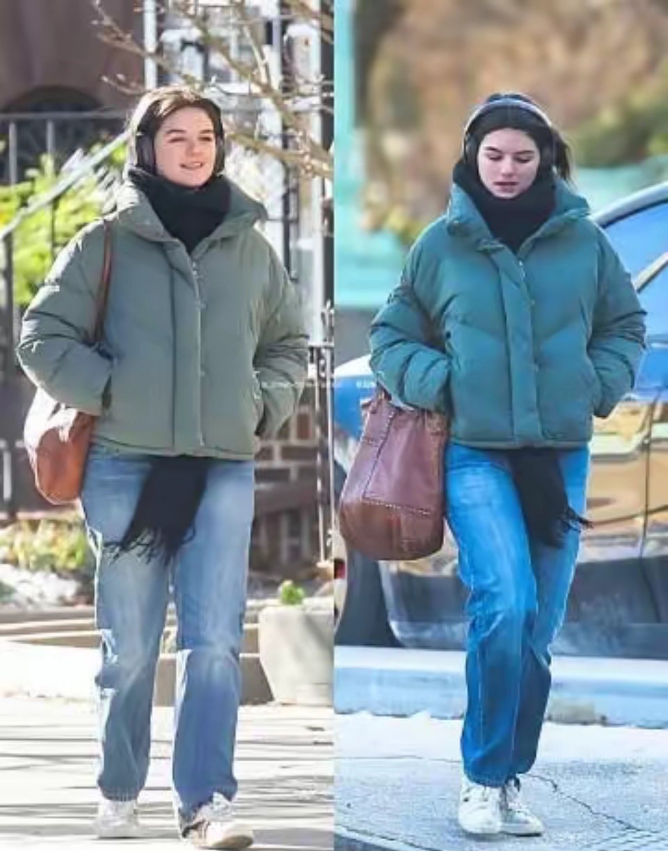阿汤哥的女儿苏瑞真的好节约，整个冬天就靠这一件棉衣 