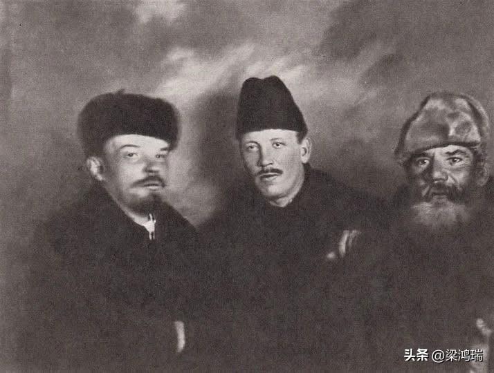 这张照片拍摄于 1919年3月23日，记录了在莫斯科举行的 俄共（布）第八次代表