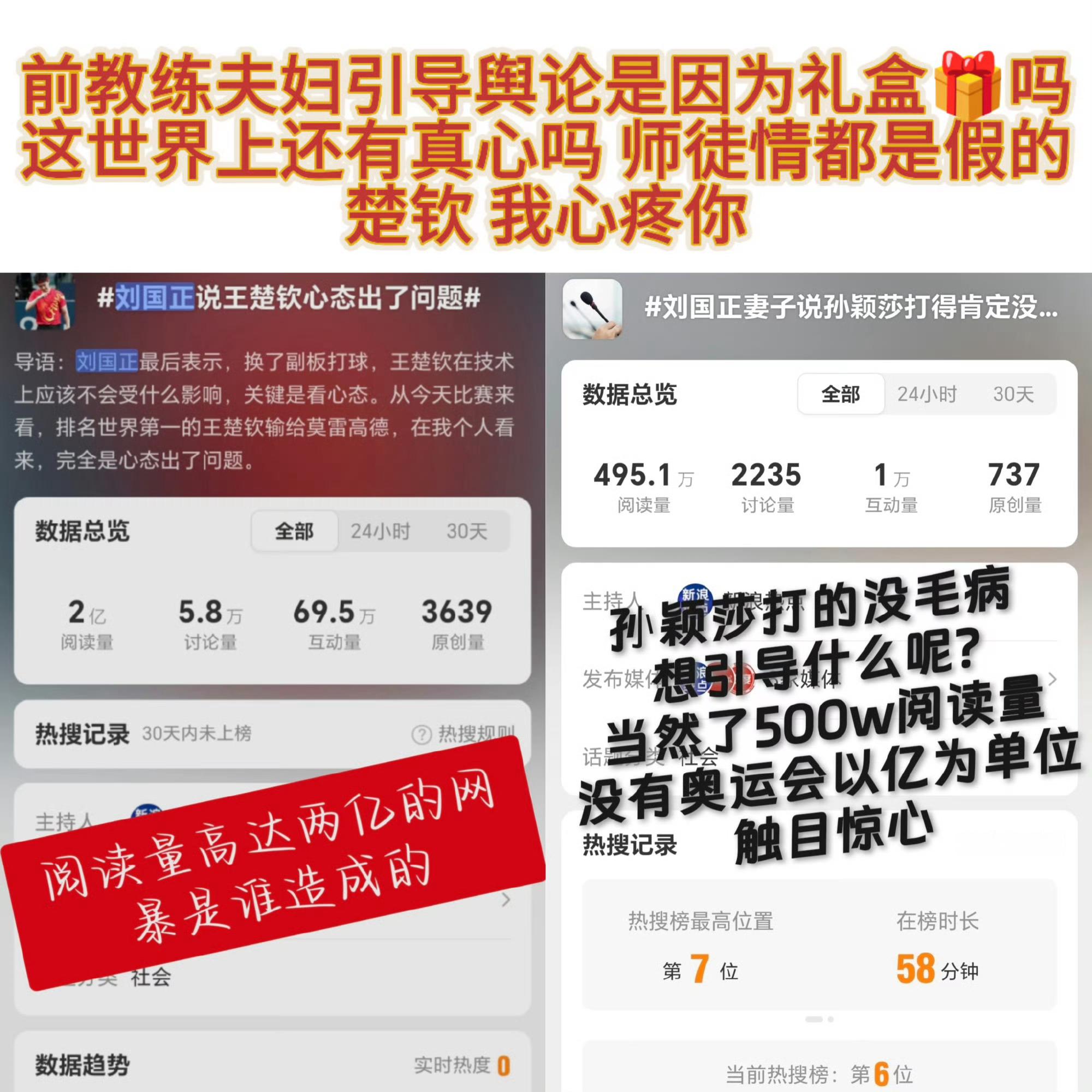 刘国正妻子说孙颖莎打得肯定没毛病 🎁送得没毛病那肯定就打得没毛病了