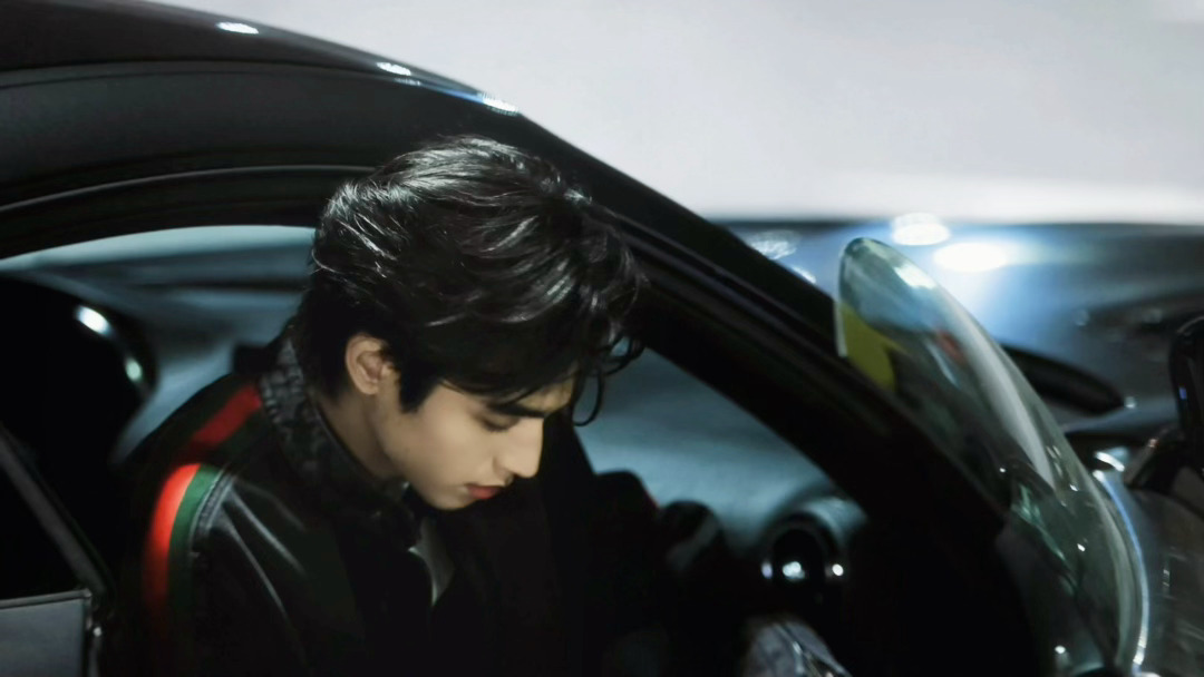 宋威龙副驾视角 宋威龙坐在副驾上那个状态，像是刚睡醒还没完全清醒，又像是已经习惯