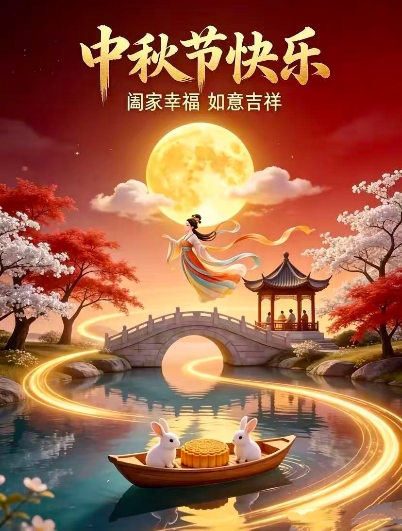 『诗画中秋，太美了！』 ​​​