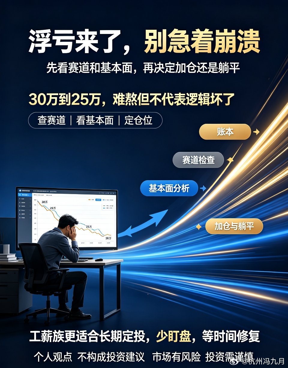 面对浮亏心态崩了？新手股民最该懂的持仓心态与应对方法有股民倾诉内心煎熬：短短一个