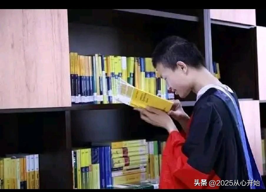 韦东奕真的太可爱了。

2018年，韦东奕博士顺利毕业，在即将拍合照时，其他博士