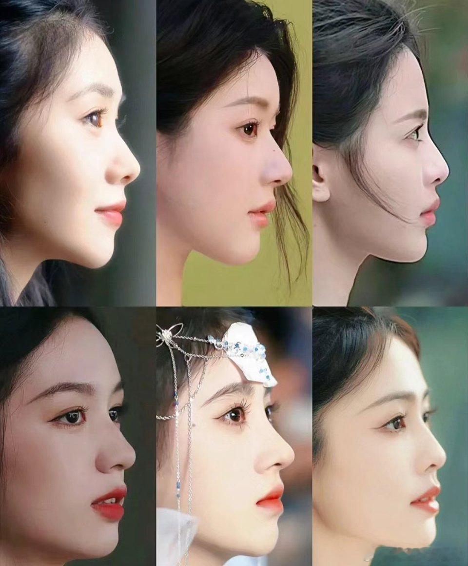 女明星的侧颜都好优秀，而且感觉都非常的流畅 ​​​