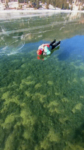 图1：太漂亮了啊，冰层也能带来不一样的美。
图2：修狗：有意见直接说吧，搞这些干