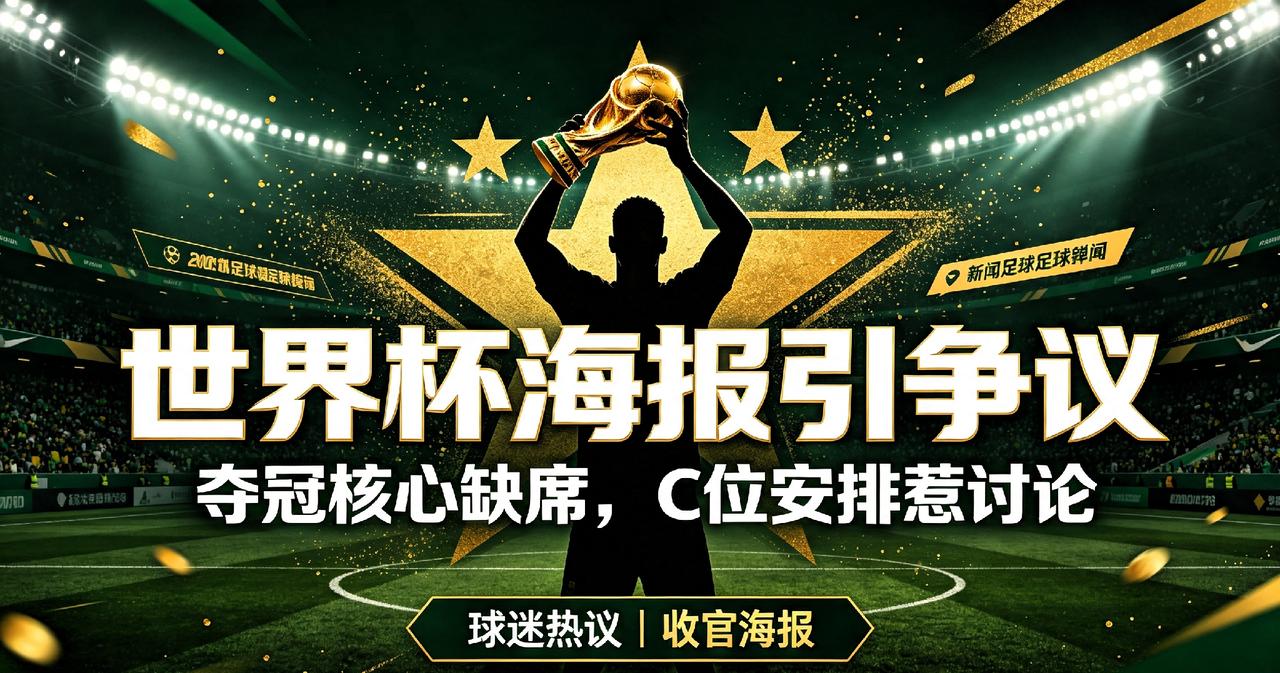 世界杯落幕，国际足联官宣的收官海报一经放出，立刻在球迷圈子掀起巨大热议。
海报里