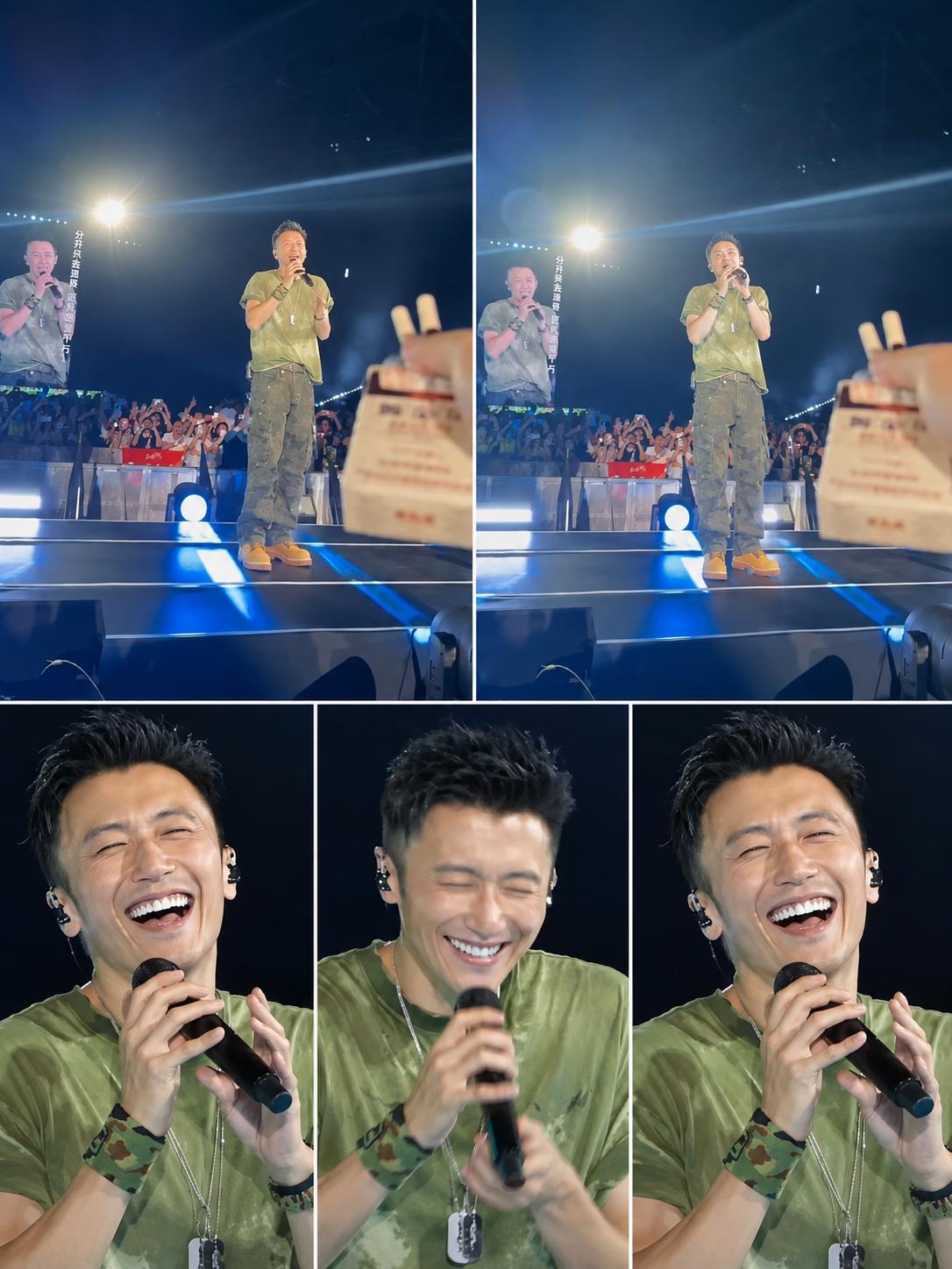 终于明白
为什么那个歌迷要递烟给谢霆锋
原来那首歌叫爱后余生，是电影半支烟的主题