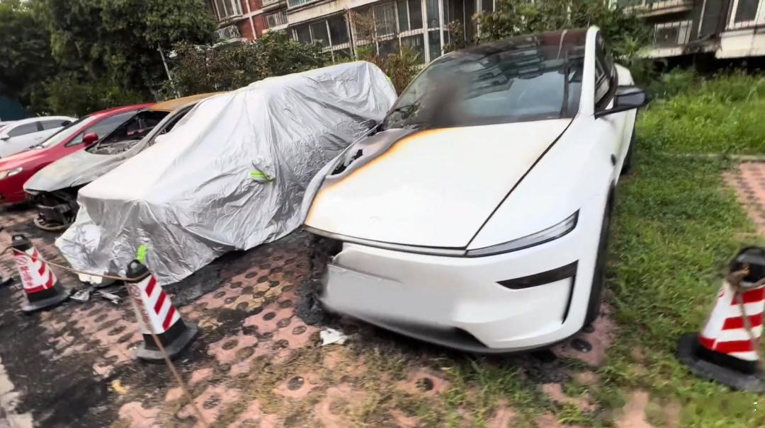 一辆倒霉到家的modely特斯拉