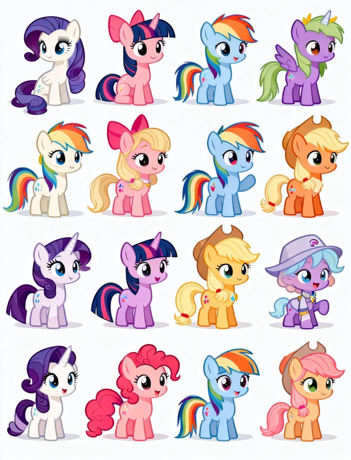 超可爱的小马宝莉合集来啦，你最喜欢吗哪只呢！2025动漫嘉年华动漫点评团海外动漫