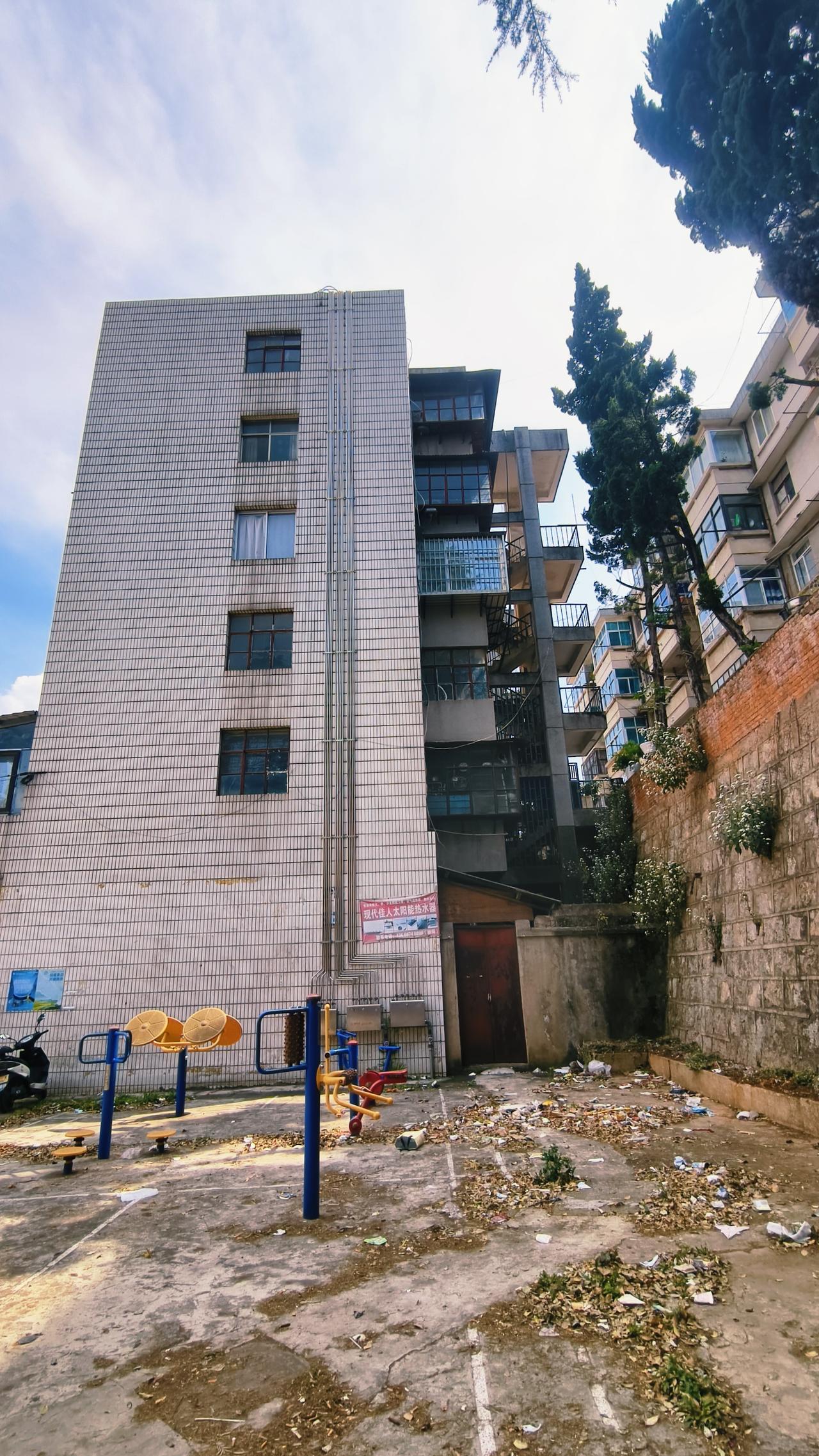 随手拍下的美好时光清明前几天回到儿时生活居住过的矿山生活区，手牵手重温童年走进小