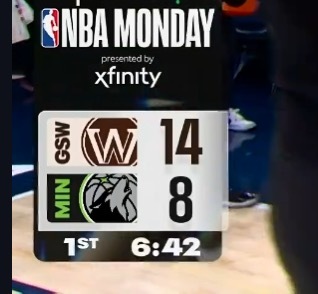 哈哈哈哈 打停了森林狼 勇士vs森林狼