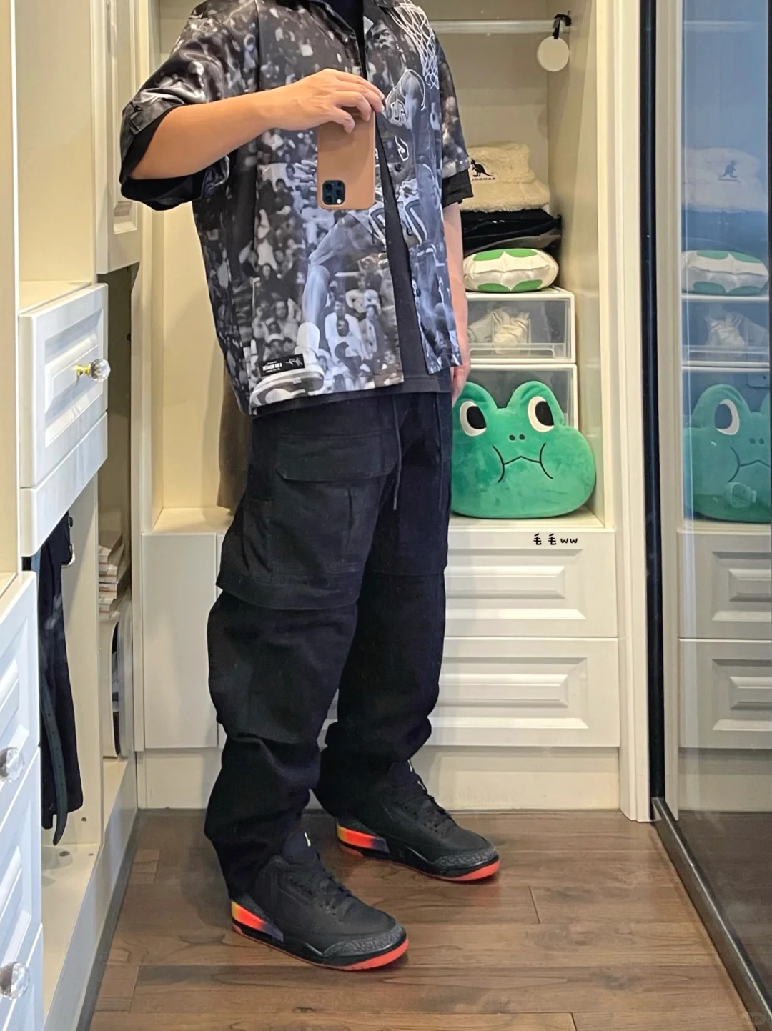 衬衫叠穿｜工装裤穿搭