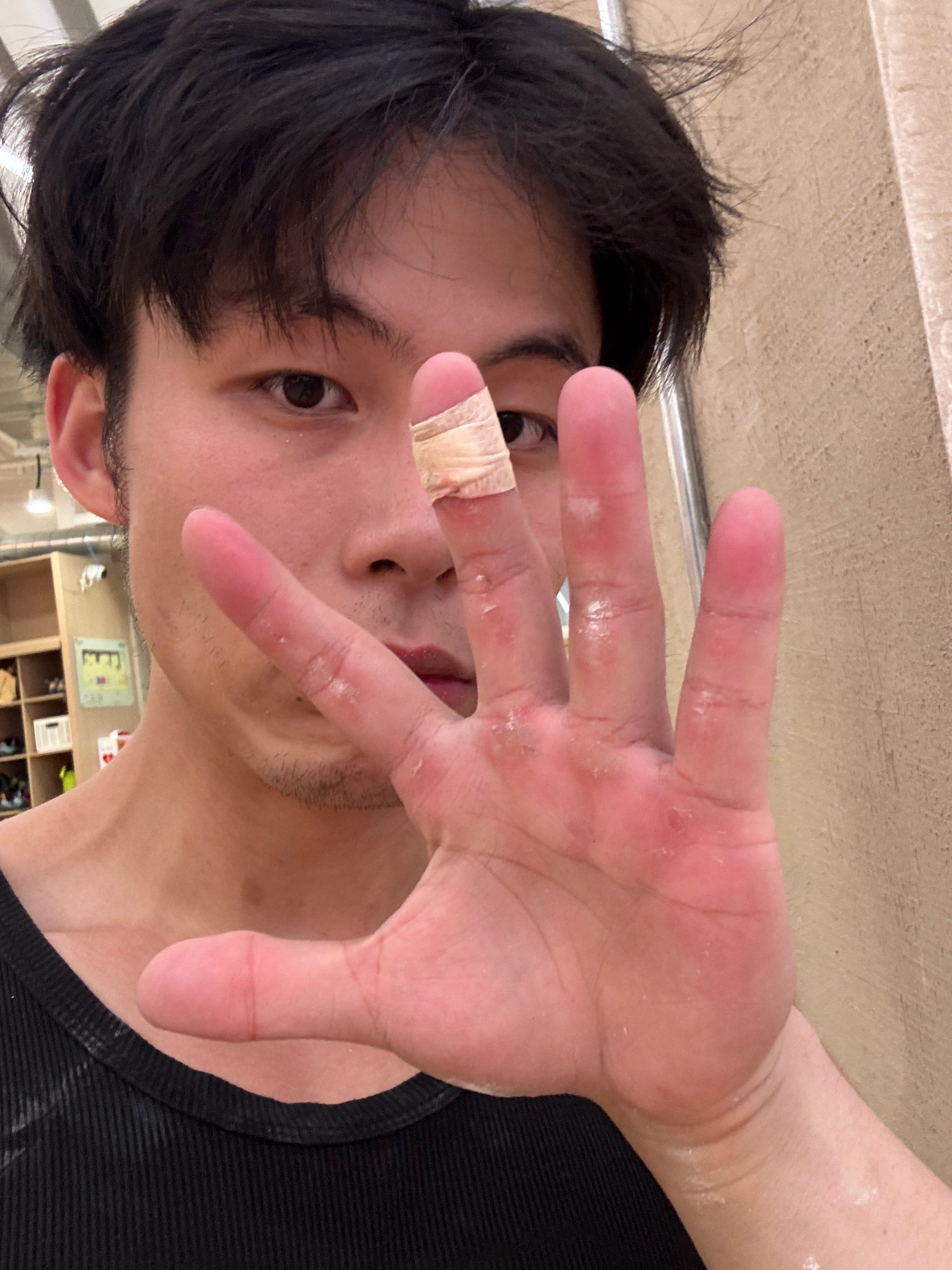 我们攀岩人的手就这样 