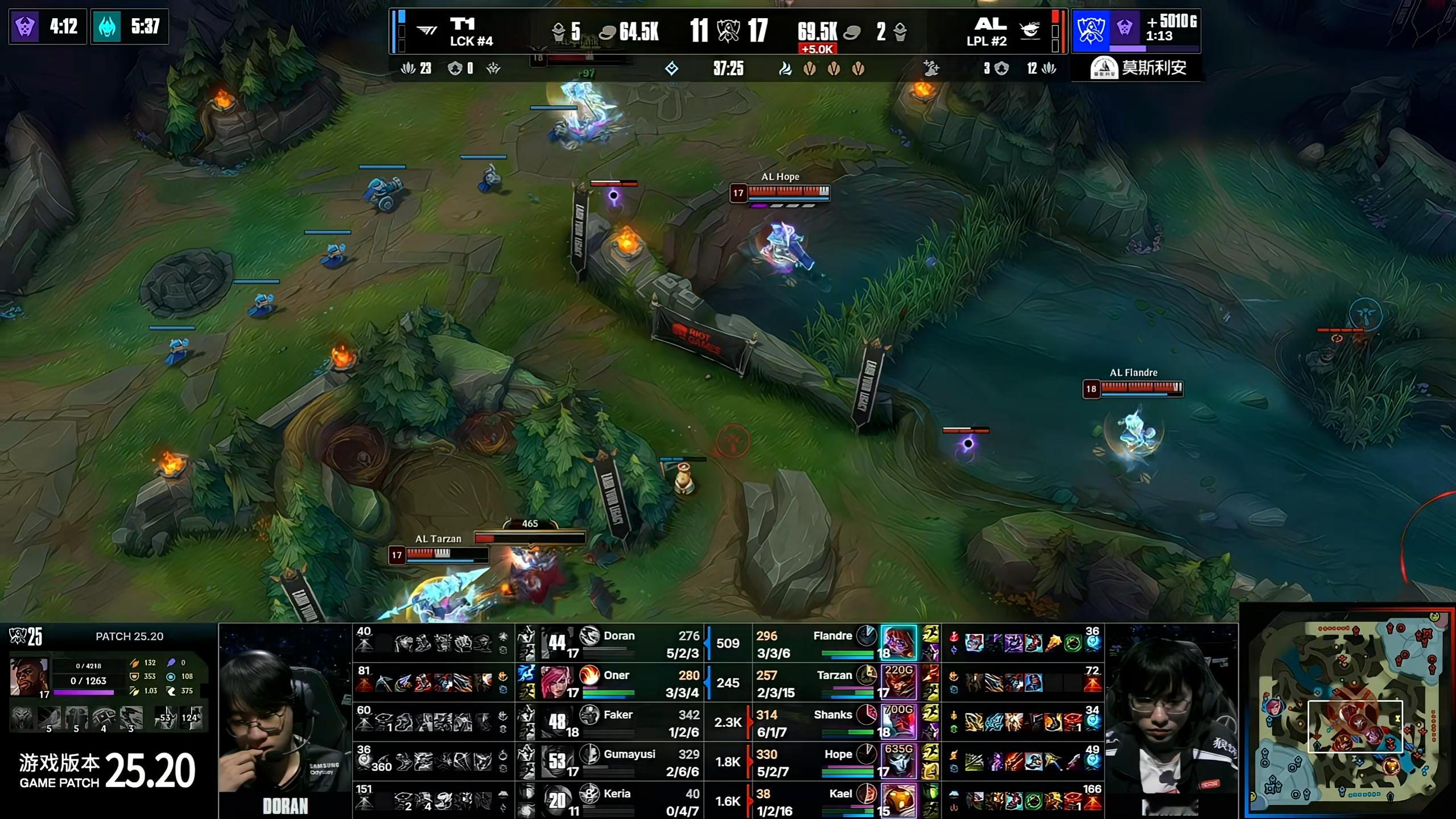 AL对战T1 ​Tarzan一个皇子玩得这么灵活，无敌只能说，恭喜AL2-1率先