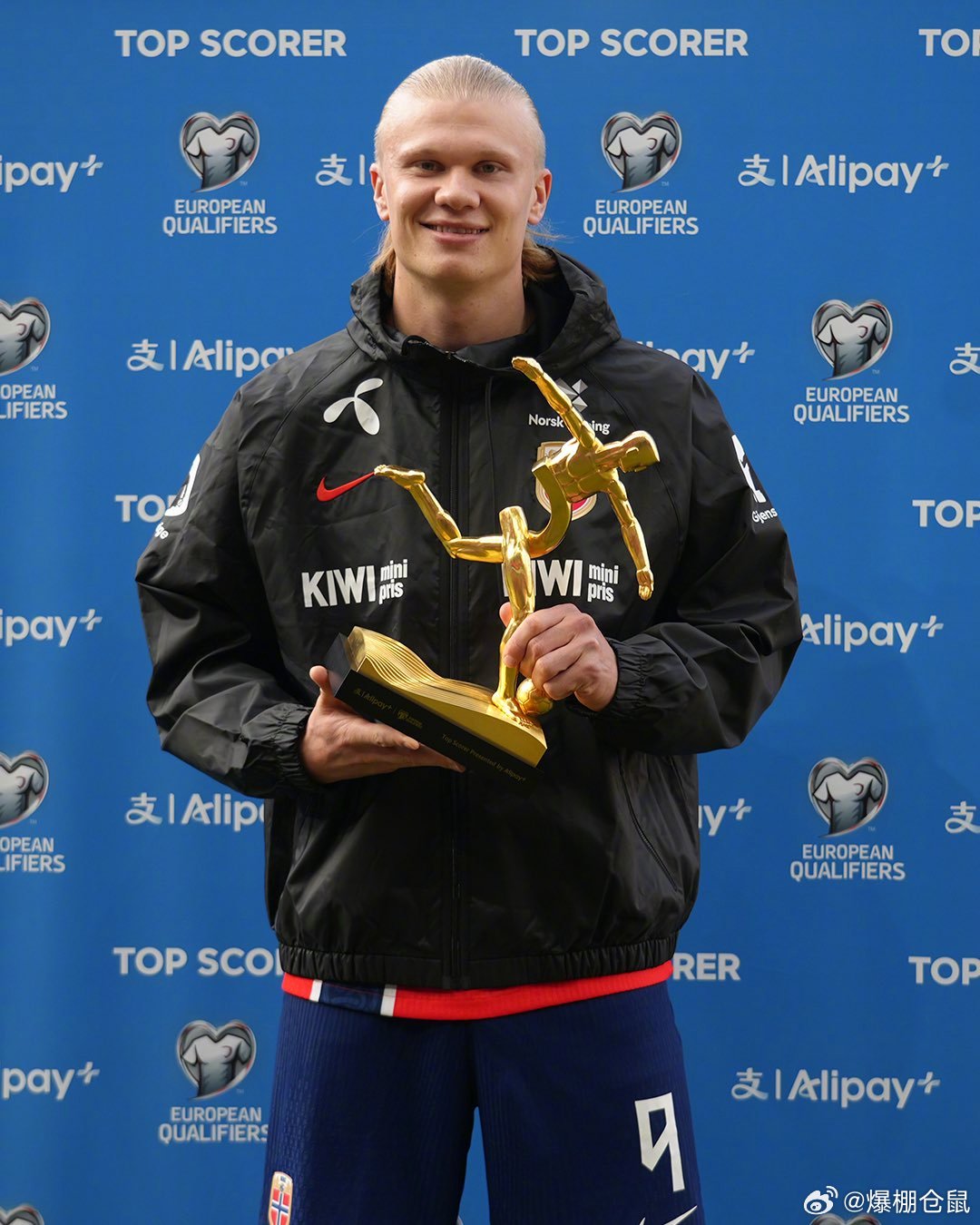 【曼城前锋哈兰德夺得本次世预赛欧洲赛区的金靴】他在8场比赛打入了16球，助攻2次