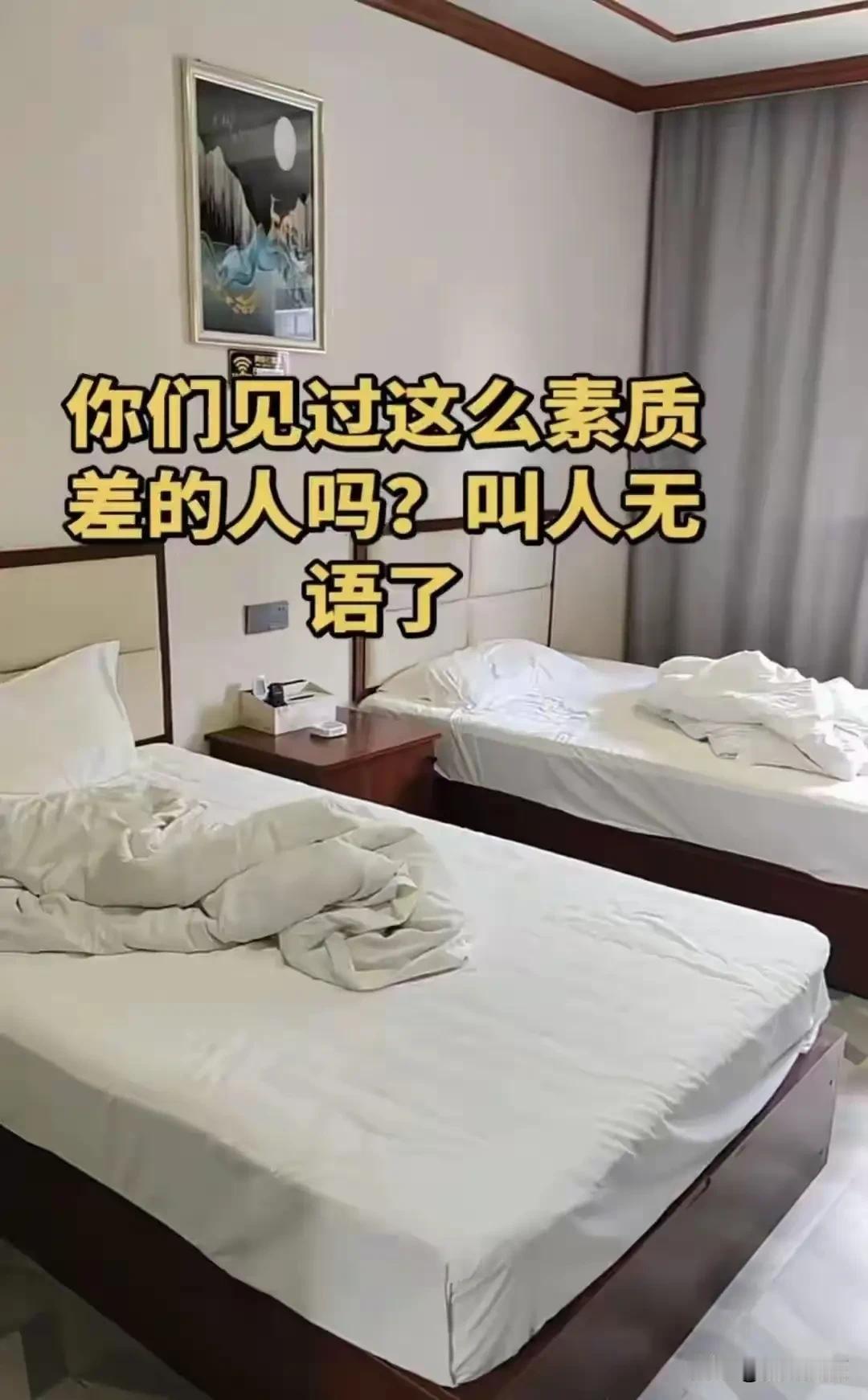 离谱！80元乡镇酒店被大姐打包搬空浴巾水壶，网友笑翻：占便宜没边界最可怕。
 