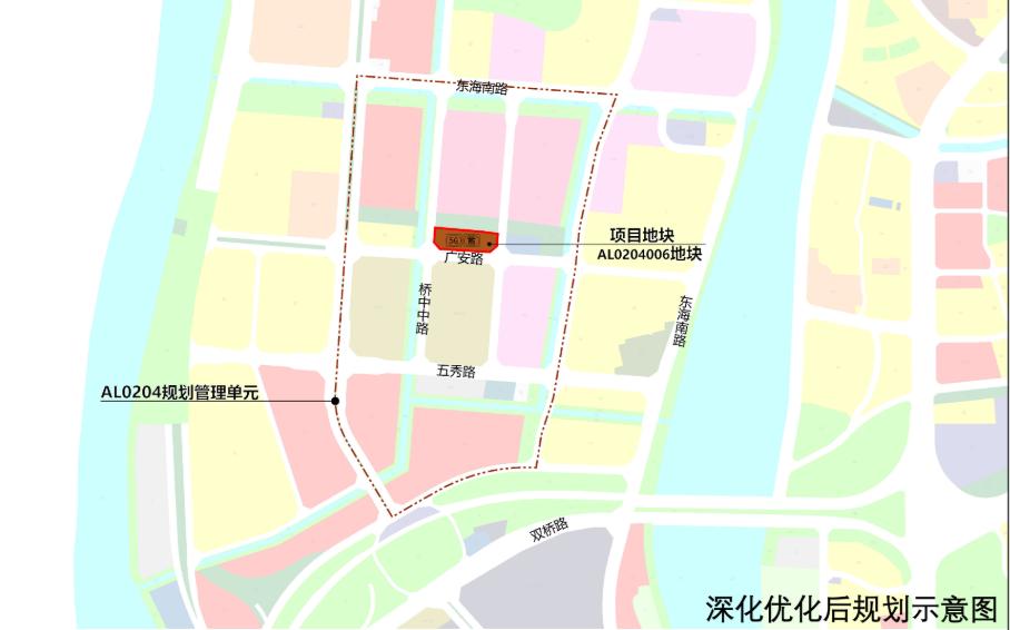 荔湾区大坦沙AL0204006地块控制性详细规划深化优化
用地位置：项目地块位于