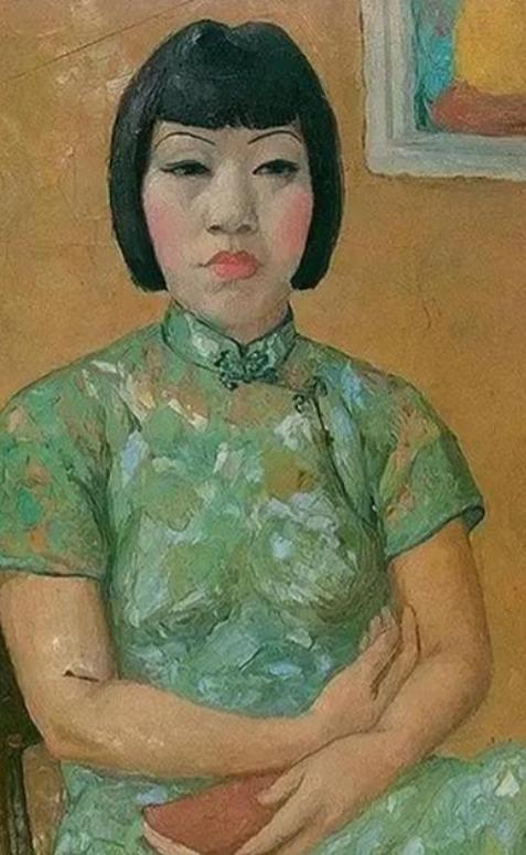 1908年，13岁潘玉良被舅舅卖到妓院，妓院老鸨嫌她狮鼻、口阔、厚嘴唇，实在是长