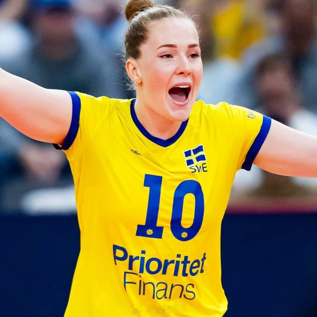女排2026女排欧锦赛 ⚡️ 🇸🇪伊莎贝尔·哈克在本届锦标赛中个人得分超过所