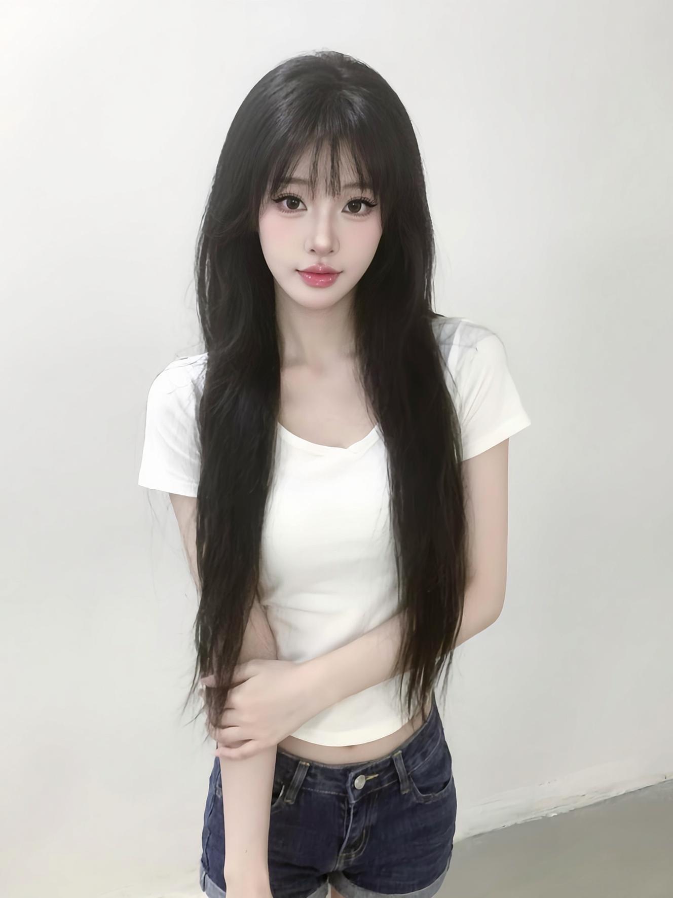 如果我有这么一头黑长直