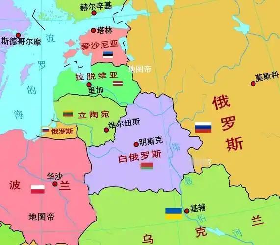 小国立陶宛是波罗的海三国中反俄态度最激进的国家。

立陶宛国土面积为6.53万平