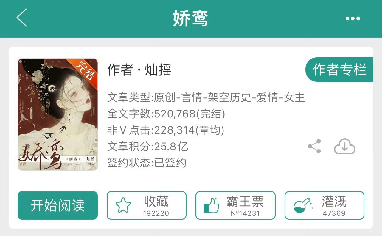 小说推荐：《娇鸾》 作者:灿摇 简评：娇软绝色公主vs偏执腹黑太子，伪兄妹，强取