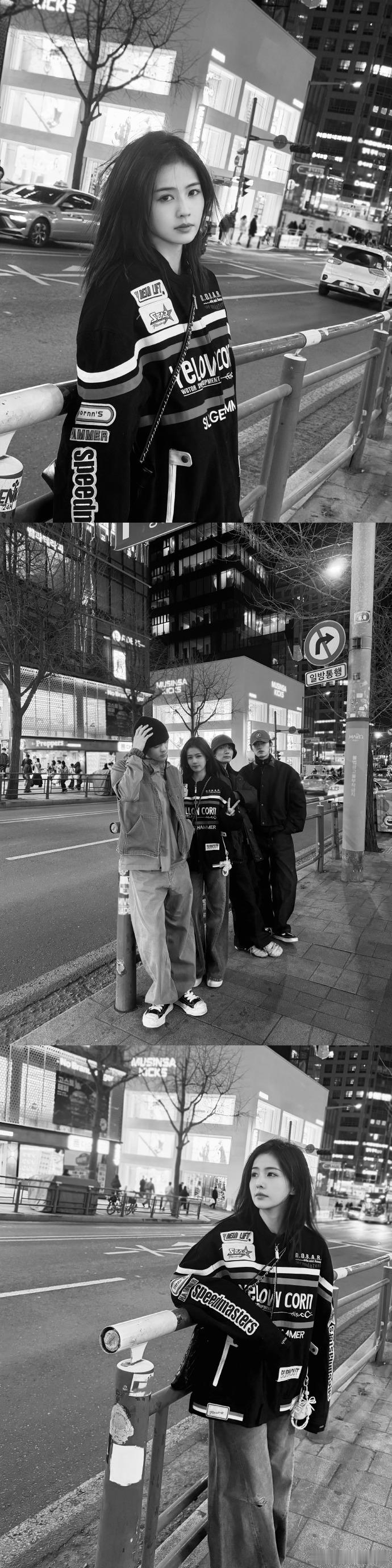 白鹿韩国随拍白鹿晒韩国旅游照白鹿的韩国旅游碎片来啦！！小美女拍拍拍吃吃吃！白鹿韩