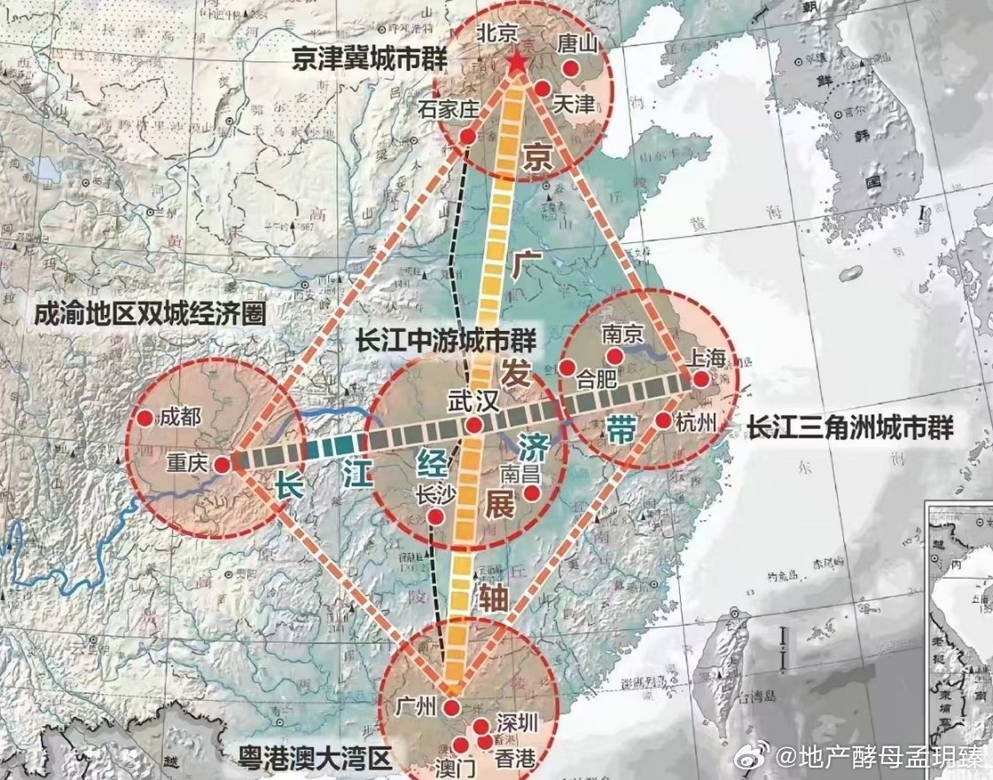 【未来买房，看准四大超级都市圈】是不是感觉刷到的每个北京房产博主都在说分化？其实