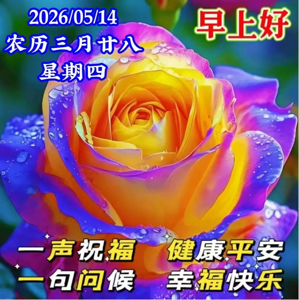 清晨问候暖心间，
言语不多友情在；
相互牵挂心连心，
头条有缘来相识；
彼此问候