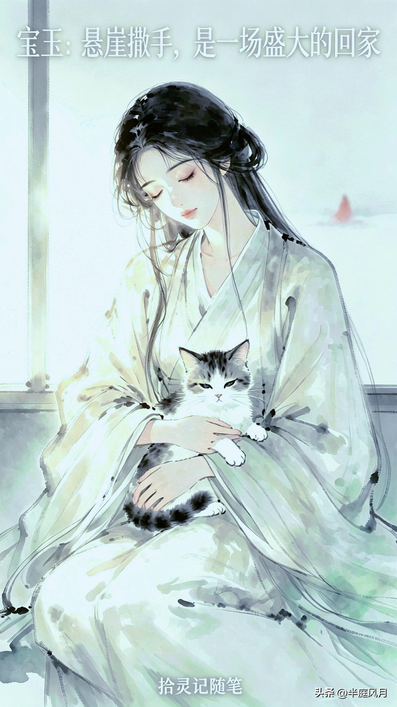 拾灵记｜宝玉：悬崖撒手，是一场盛大的回家

昨夜北方落了初雪，如今正值盛夏，望向