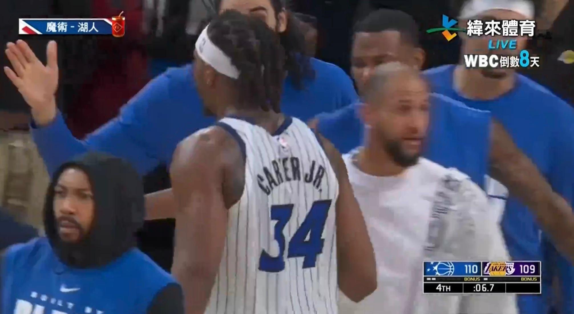 魔术拿到进攻篮板打进，湖人有没有绝杀？ 