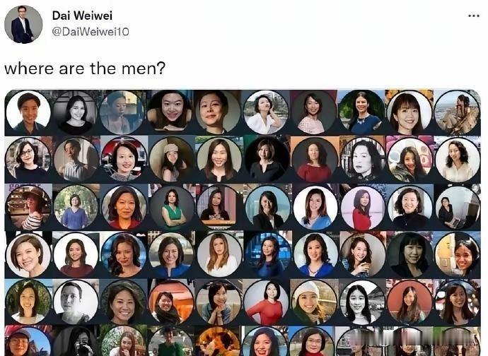 美国佬也可怜的，男人竞争不过中国，靠忽悠这些女人来抹黑中国
外国有个网友说有个现