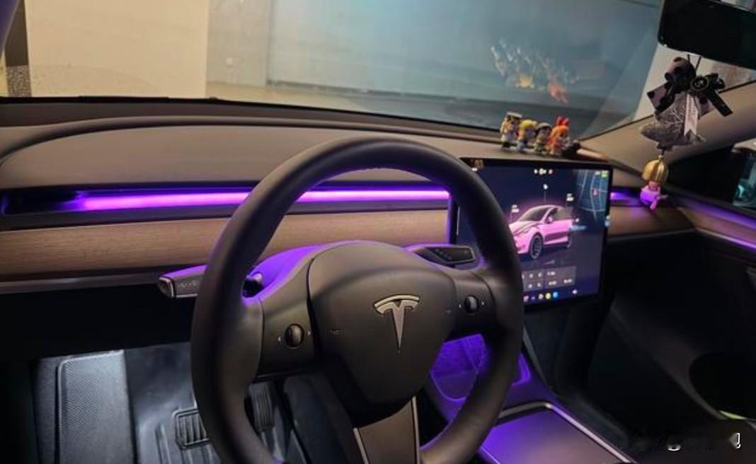 以前晚上开车，孩子在后面睡觉，我开灯怕晃他，不开灯中控屏的光又太刺眼。后来才发现