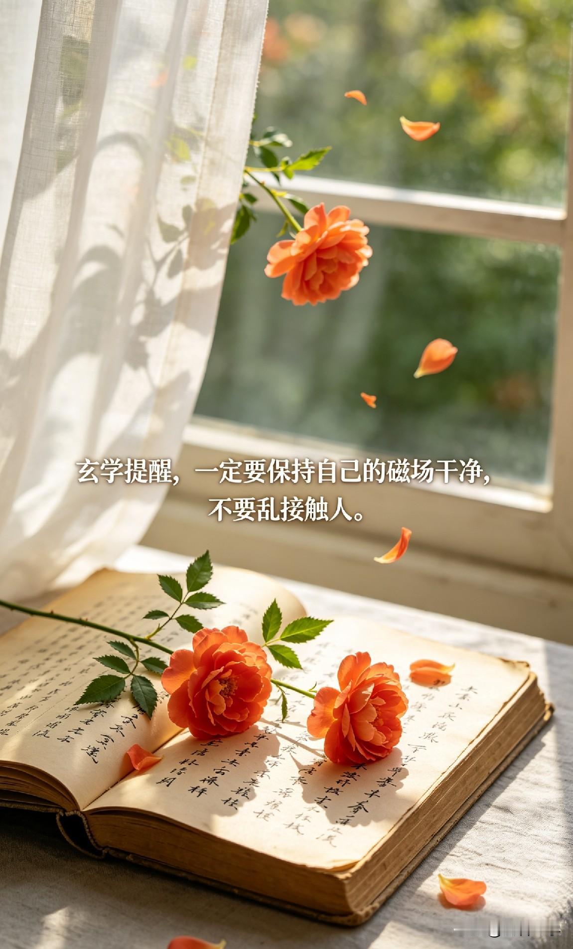 玄学提醒，一定要保持自己的磁场干净，不要乱接触人。

《太上感应篇》开篇就说：“