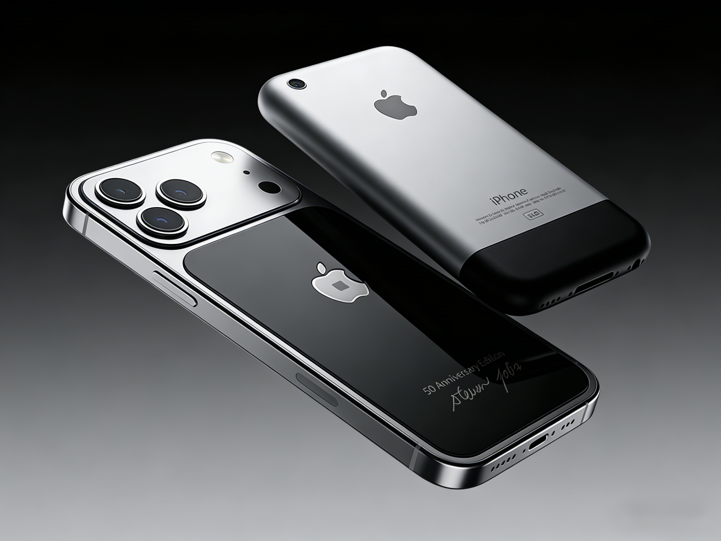 乔布斯定制版iPhone17Pro推出 在苹果公司成立50周年之际，奢侈品品牌C