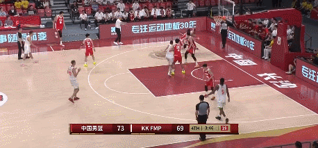 中国男篮vs塞尔维亚fmp FMP追剩2分了，这个回合的传导球是真舒服啊
