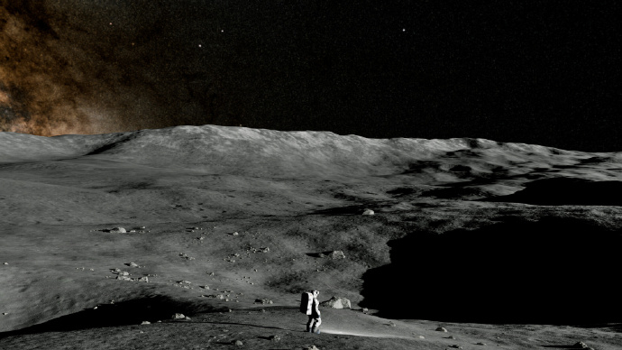 免费月球步行模拟器《Real Moon》近日上线Steam商店页面，发售日待定，