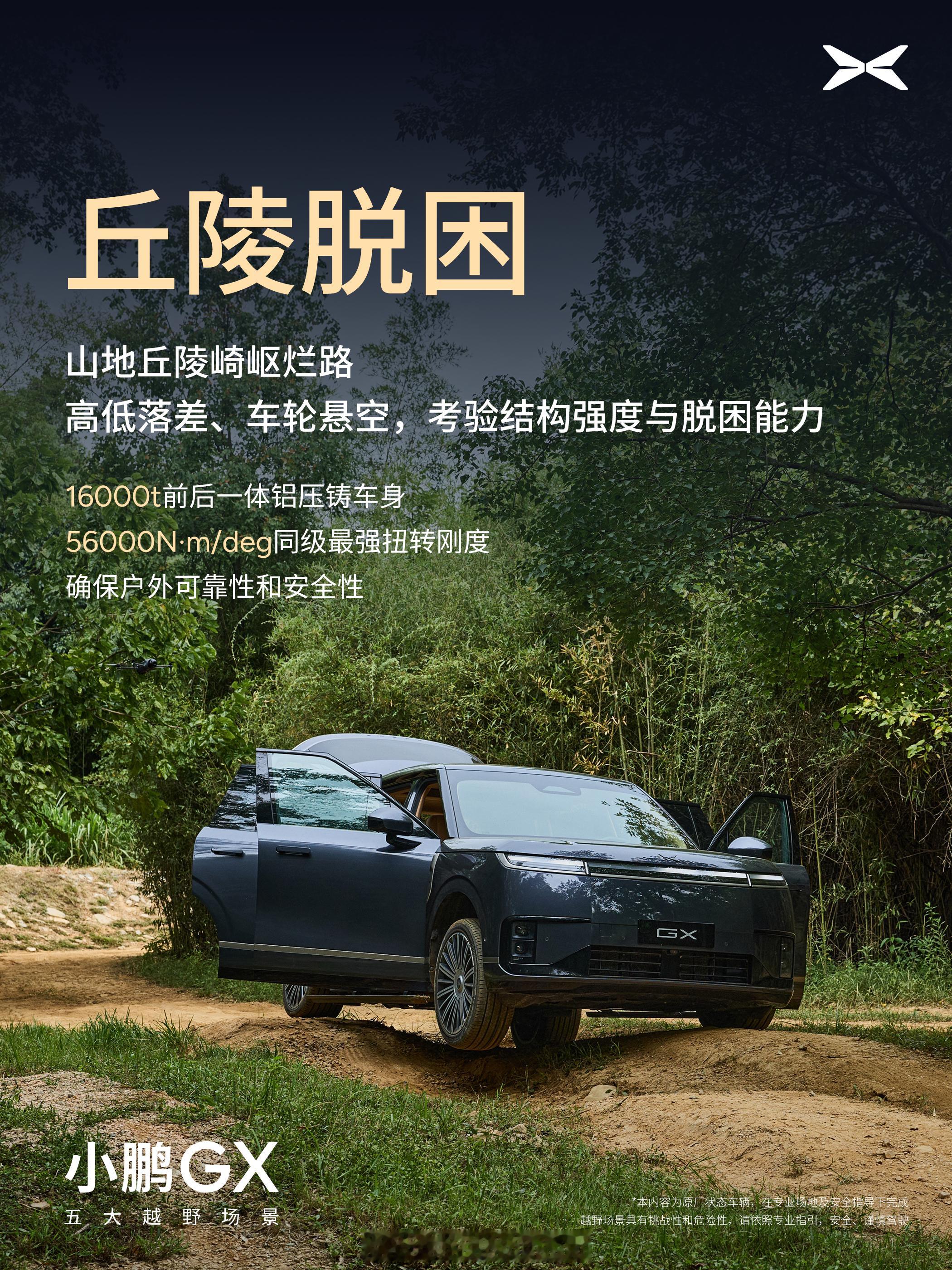 路上真的见到越来越多的小鹏GX了，下一步越野赛道也会见更多了，因为。。。。因为我