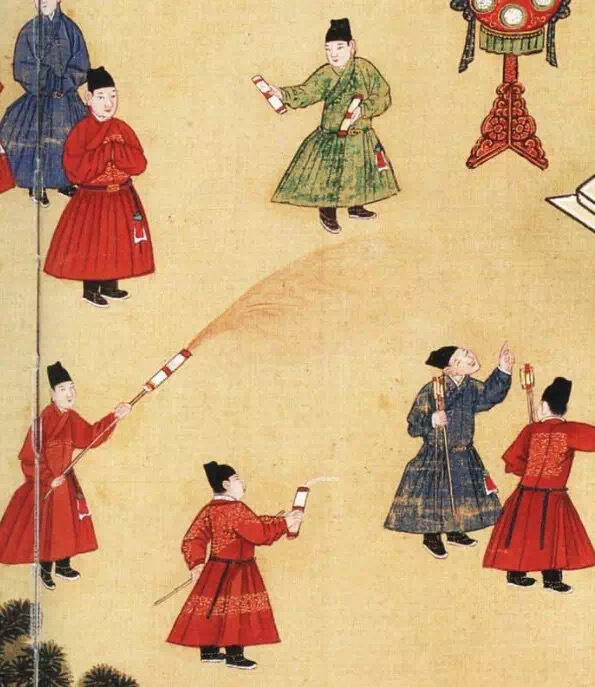 辛弃疾《青玉案·元夕》写道：“东风夜放花千树，更吹落星如雨。”请问，这里描写的是