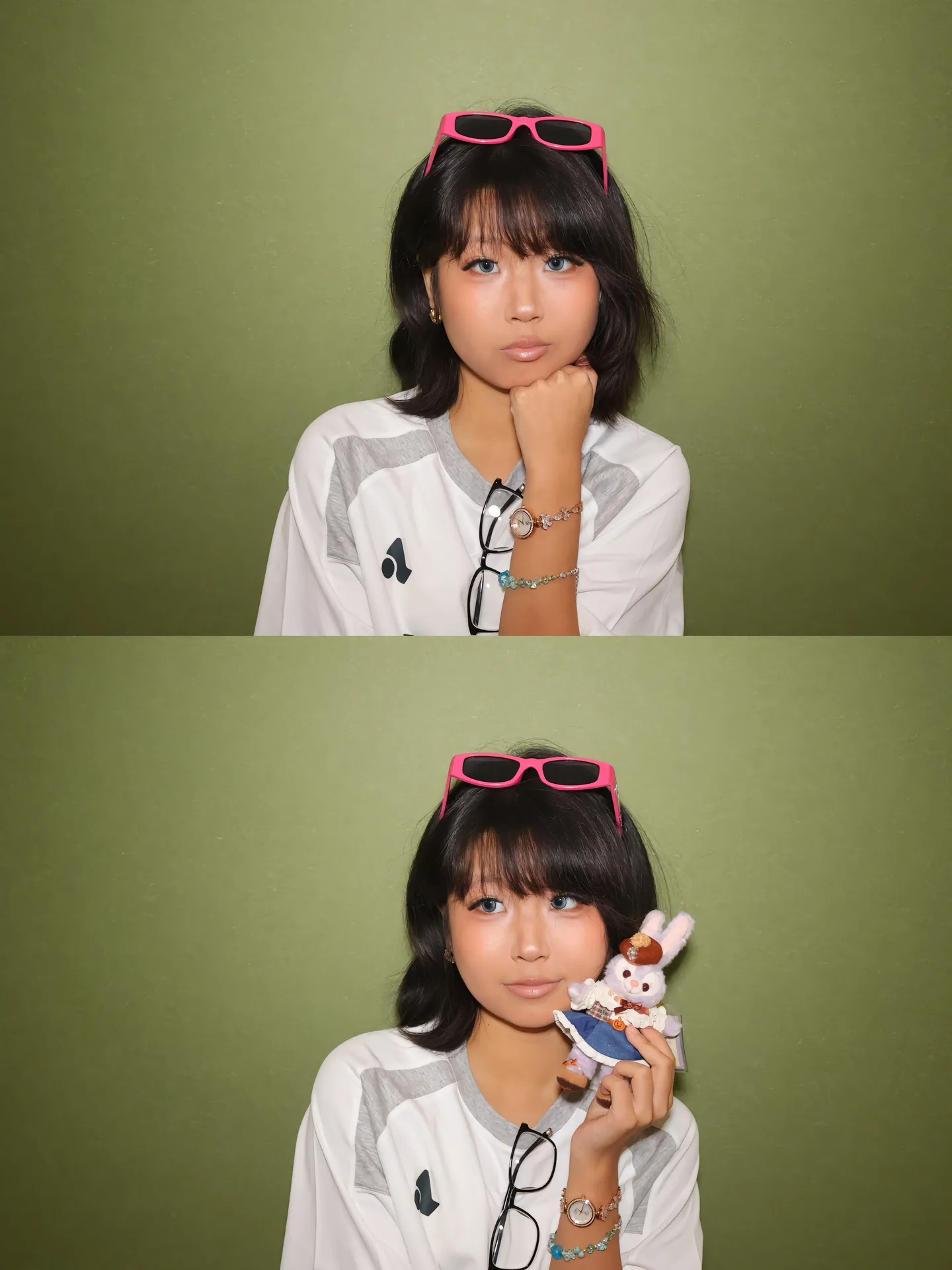 栾云平女儿和她的好朋友。 