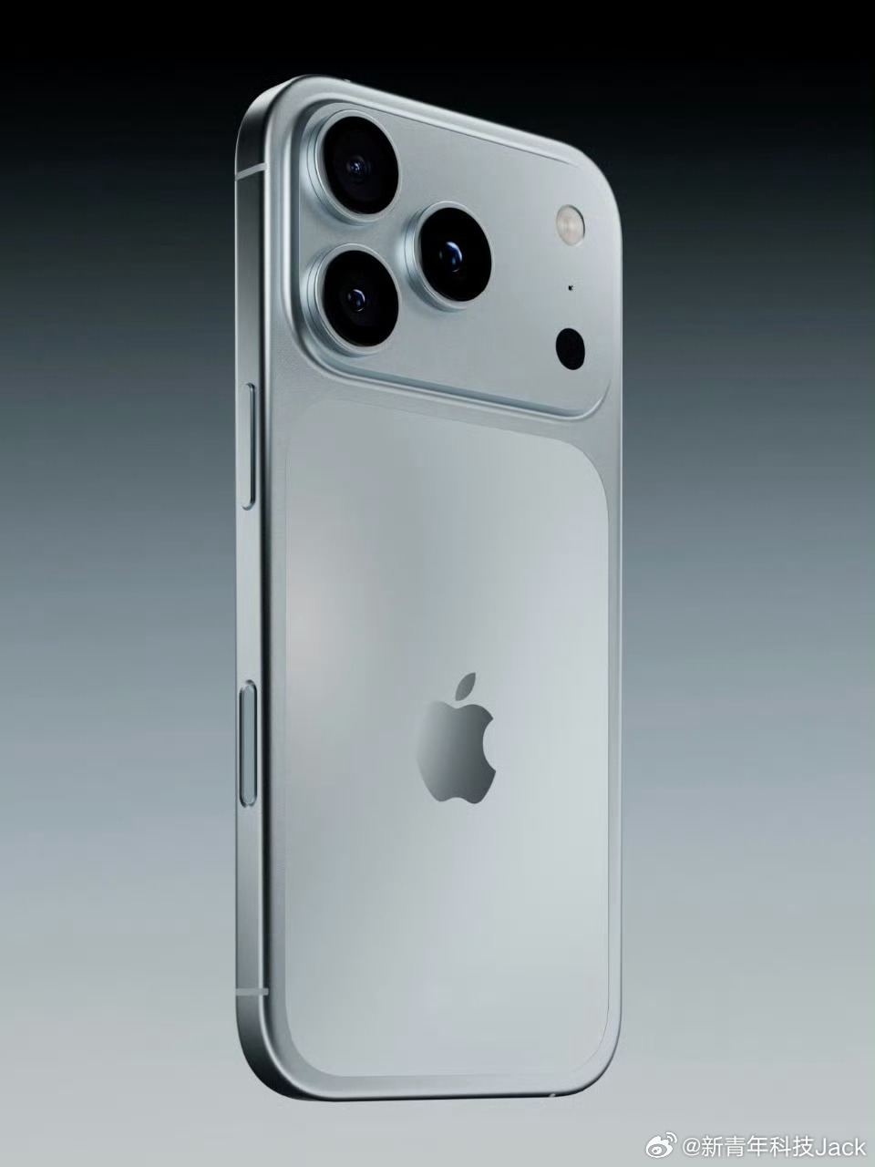 iPhone17Pro长得像充电宝我觉得背部这一块高光的地方有点像磁吸的充电宝，