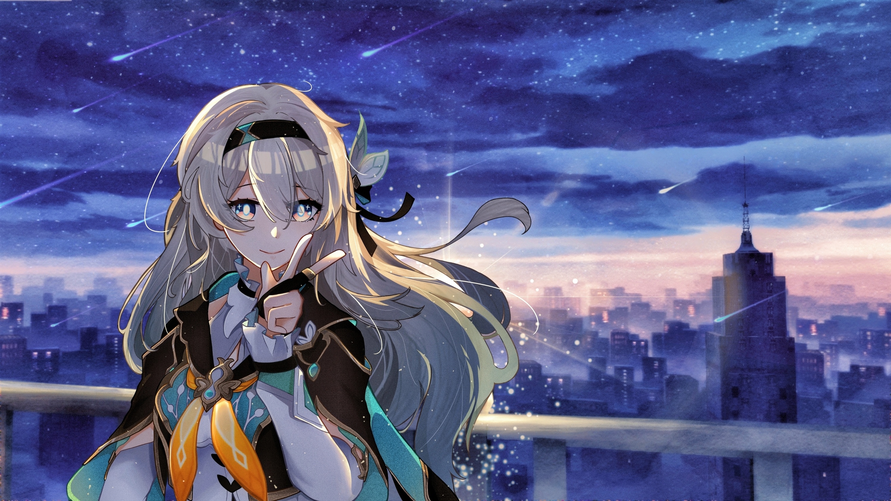 #星穹铁道2.0##星穹铁道日常##超话创作官# 【流萤】夜色名为温柔~米游社：