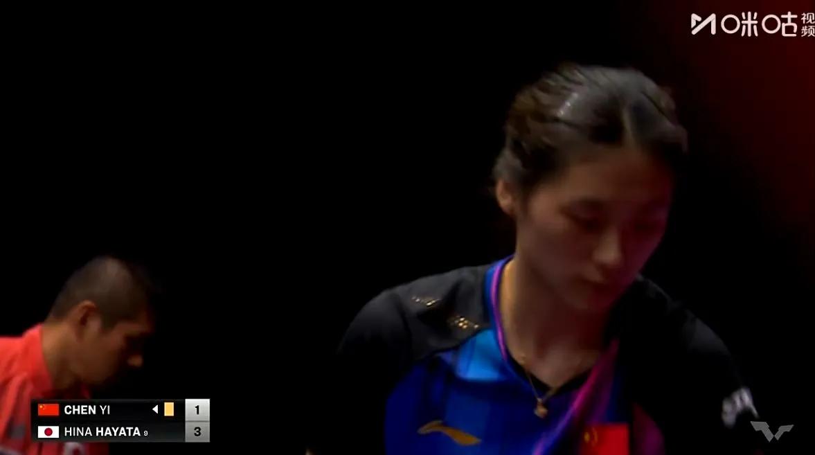 陈熠🇨🇳追上来了[奋斗]！
第六局陈熠🇨🇳11-2早田希娜🇯🇵！
前