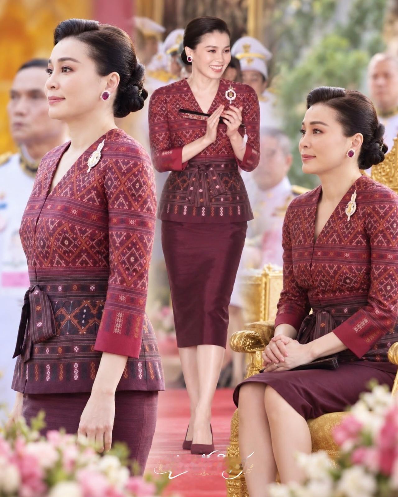 苏提达王后雍容华贵，佩戴红宝石首饰绝美
从乡村肩巾到王后华服：一块丝绸的传奇旅程