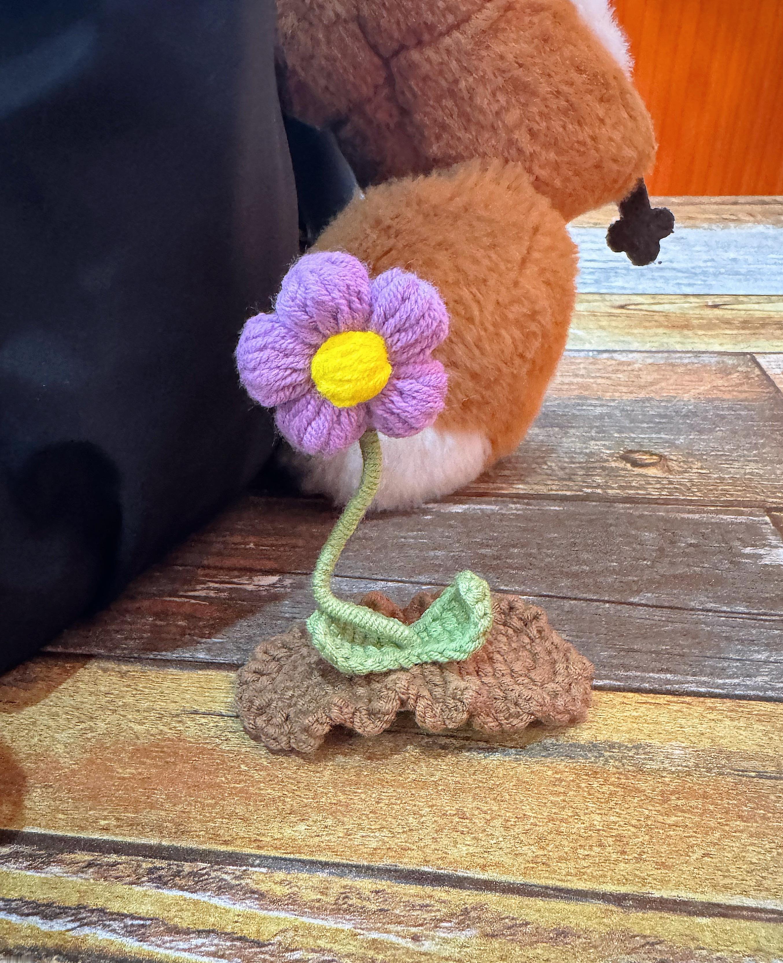 下班的时候收到了学生送我的一个毛线发卡哈哈哈哈哈这个配色[允悲]我们土豆花花是不